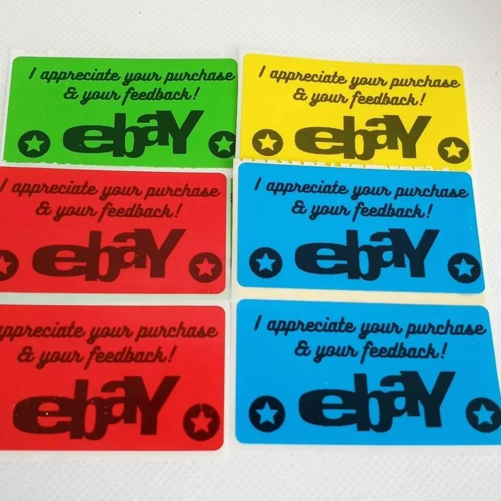 💙100 EBAY Feedback- Shipping Labels Thermal Packaging Stickers 2.25